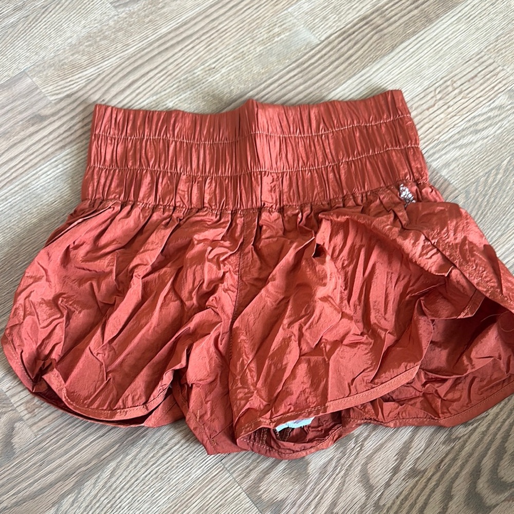 Rust Orange High-Waisted Skirt